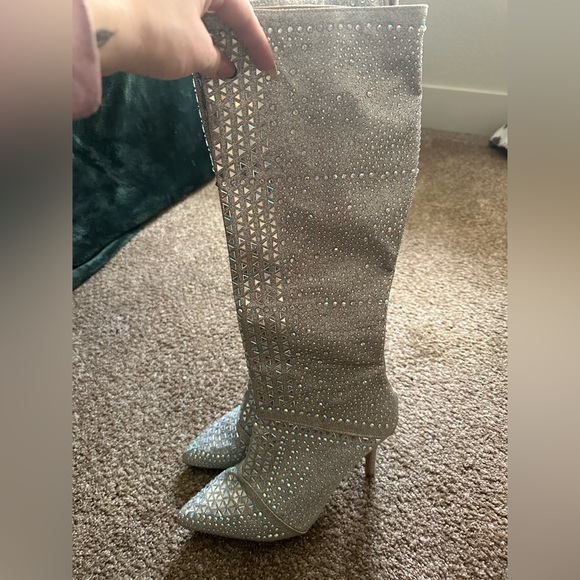Taylor Rousseau sparkly boots - Picture 2 of 3